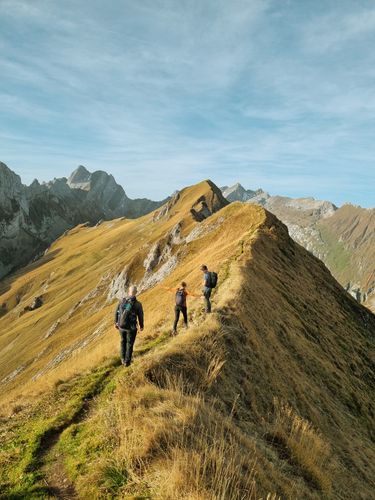 Landschaftsbild Appenzell in den Bergen